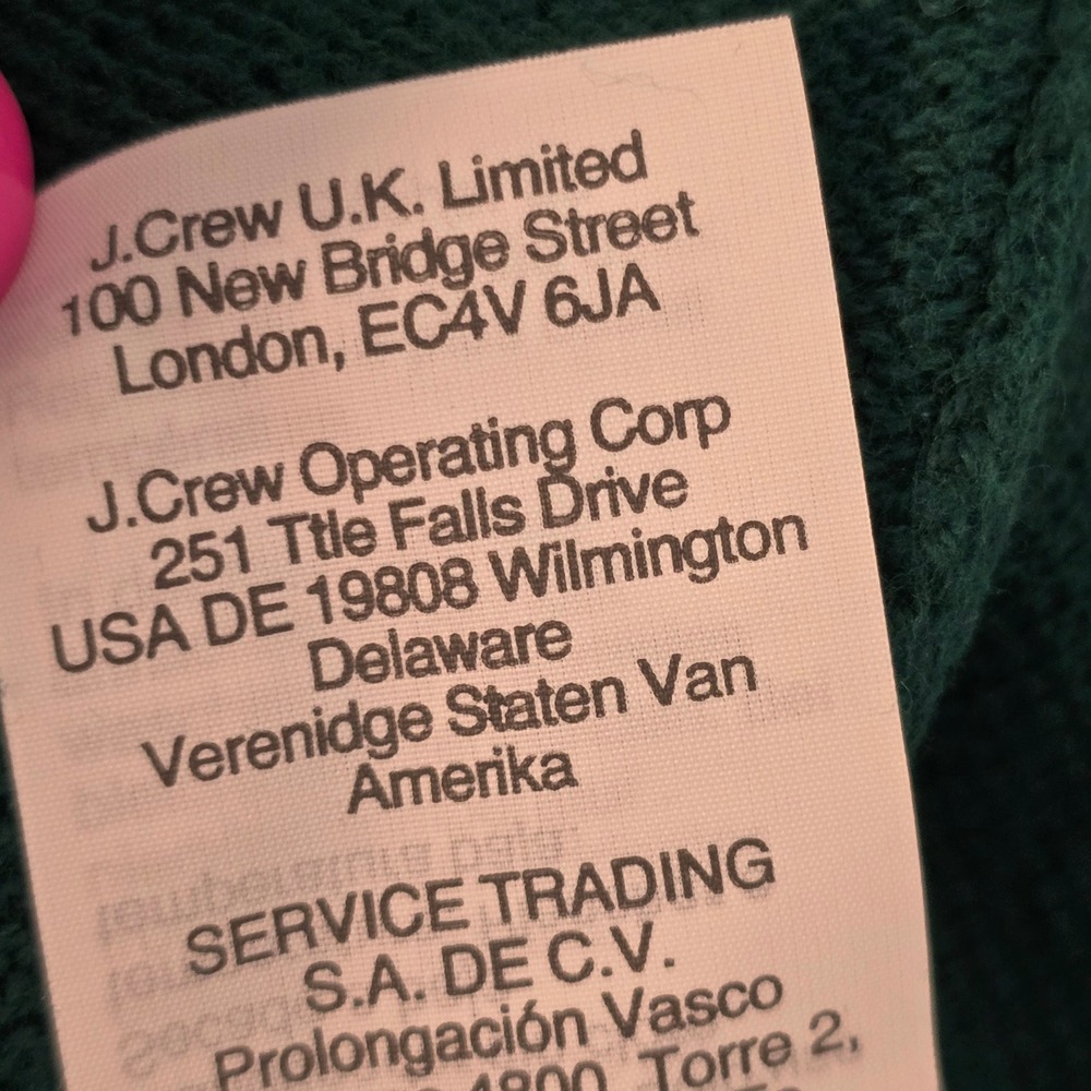 J Crew Blazer Womens Extra Small Green Knit - Picture 8 of 9
